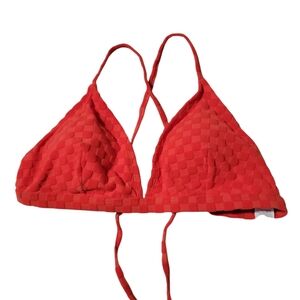 Bikini Top Padding Criss Cross Back Sz XL **Slight Perfume Scent****